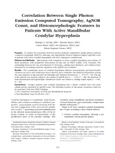 Correlation Between Single Photon Emission Computed Tomography, AgNOR Count, and Histomorphologic Features in Patients With Active Mandibular Condylar Hyperplasia