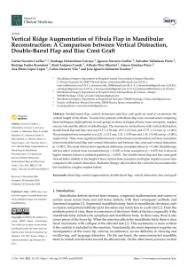 Vertical Ridge Augmentation of Fibula Flap in Mandibular Reconstruction: A Comparison between Vertical Distraction, Double-Barrel Flap and Iliac Crest Graft