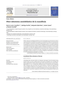 Fibro-odontoma ameloblástico de la mandíbula