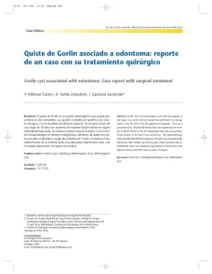 Quiste de Gorlin asociado a odontoma: reporte de un caso con su tratamiento quirúrgico